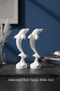 Dekoratif İkili Yunus Seti | Minimal & Modern Tasarım